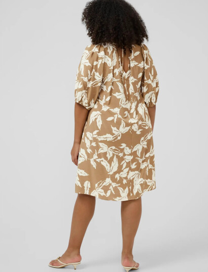 Kaffe Curve Kcmarla Dress White 44 Kaffe Curve Kcmarla Dress White 44