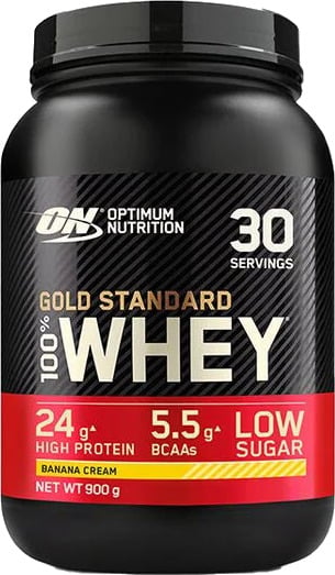 Optimum Nutrition 100 % Whey Gold Standard 908 g, proteinpulver 908g BANANA Optimum Nutrition 100 % Whey Gold Standard 908 g, proteinpulver 908g BANANA