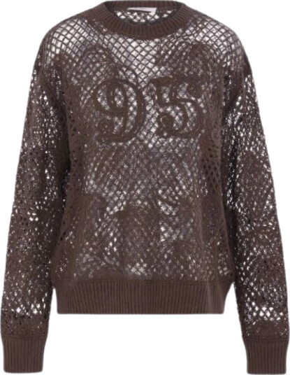 Max Mara Dame Strikkevarer Brun S, Max Mara Dame Strikkevarer Brun S,