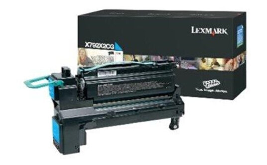 Lexmark X792 - Extra High Yield - cyan - Laser toner Blå