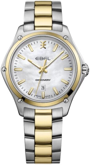 Ebel Dameklokke 1216549 Discovery Hvit/18 karat gult gull Ø33 mm Ebel Dameklokke 1216549 Discovery Hvit/18 karat gult gull Ø33 mm