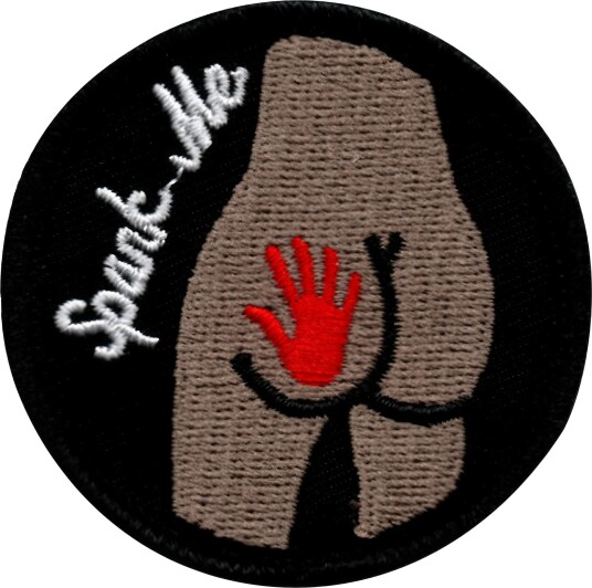 Märkbar Stoffmerke Spank Me B-9-9