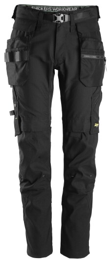 Snickers Workwear 6972 FlexiWork Arbeidsbukse svart, med stretch Svart, Klær