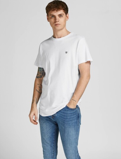 Jack & Jones Jprblabrody Tee Ss Crew Neck 5Pk Mp Noos White M Jack & Jones Jprblabrody Tee Ss Crew Neck 5Pk Mp Noos White M