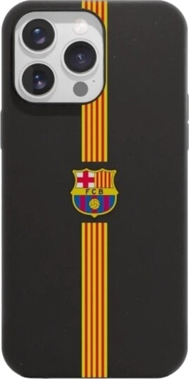 Phonecases3D iPhone 16 Pro Max FC Barcelona komposterbart deksel, svart