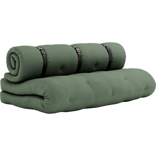 Karup Design Buckle Up Sofa Med Belte Olive Green / Brun Karup Design Buckle Up Sofa Med Belte Olive Green / Brun
