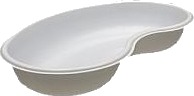 Bakke Nyreformet 25X12.5X4 Cm 700 Ml Pp Hvid Steriliserbar Engangs,500 Stk/Krt