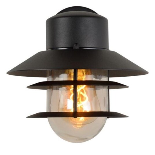 Lucide Zico Utendørs Vegglampe Sort Lucide Zico Utendørs Vegglampe Sort