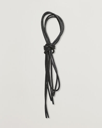 Saphir Medaille d'Or Shoe Laces Thin Waxed 75cm Black