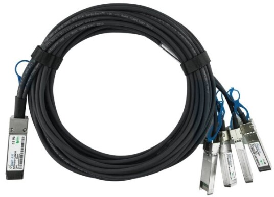 Blueoptics Yfndd-Bl 2 M Qsfp28 4Xsfp28 Hankjønn/Hankjønn