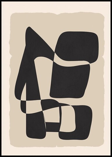 Modern Abstract Art Plakat Plakat / 50x70cm