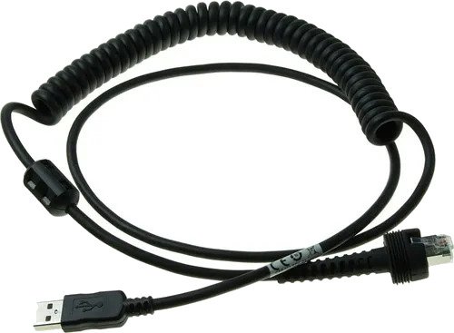 Datalogic - Usb-Kabel - Usb - Ip67 - 2.4 M - Rullet Sammen - For Powerscan Pd9630-Dc, Pd9630-Hp, Pd9630-Sr, Pm9600