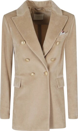 Circolo 1901 Dame Jakker Beige M, Circolo 1901 Dame Jakker Beige M,