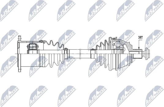 Nty Drivaksel NTY NPW AU 069
