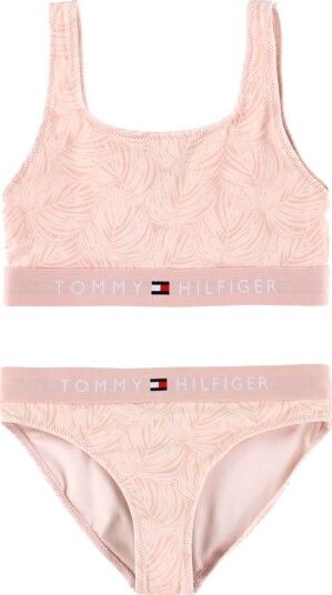 Tommy Hilfiger Bralette Set Print Pink 140 152 Tommy Hilfiger Bralette Set Print Pink 140 152