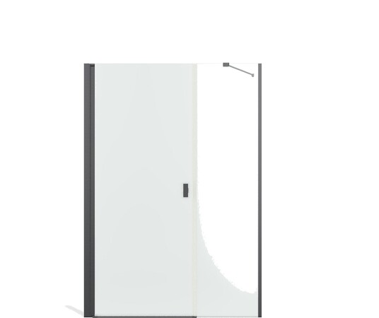 Dusjdør Strømberg Noma 45 med Sidepanel Nisje