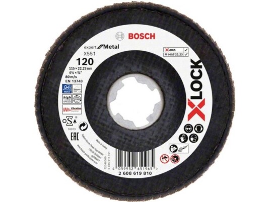 Bosch Lamellskive 2608619810 115mm