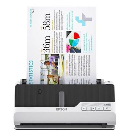 Epson DS-C490 ADF Arkmatet Skanner A4 600 DPI Hvit