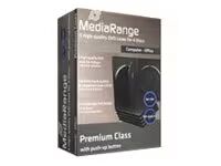MediaRange Retail pack 4er-DVD-Box DVD oppbevaringseske kapasitet: 4 CD/DVD en pakke 5