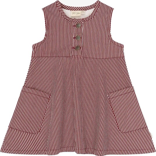 Petit Piao Ppglory Denim S_L Dress   SYRAH STRIPED   74