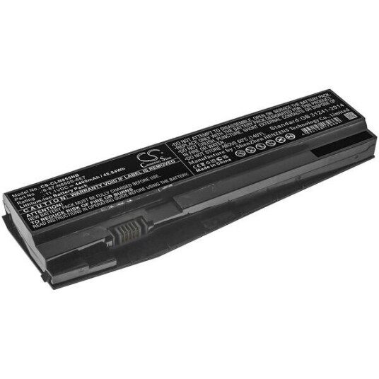 Clevo N855HK1 batteri (4400 mAh 11.1 V, Sort) Clevo N855HK1 batteri (4400 mAh 11.1 V, Sort)