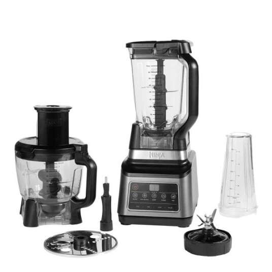 Ninja - 3-i-1 foodprocessor m/auto iQ 21/1,8+0,7L svart/sølv Ninja - 3-i-1 foodprocessor m/auto iQ 21/1,8+0,7L svart/sølv