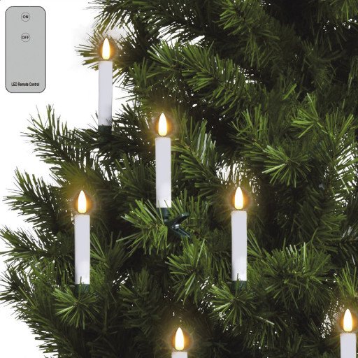 Veli Line trådløst LED juletrelys med 3D flamme Veli Line trådløst LED juletrelys med 3D flamme