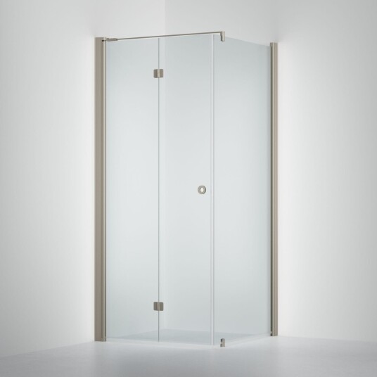 INR Iconic Nordic Rooms Dusjhjørne Linc 13 Flex Måltilpasset Stone / - Venstre Klart Glass
