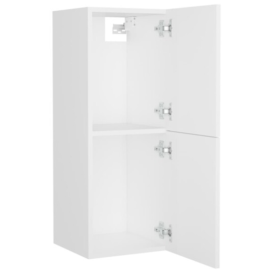 Vidaxl Baderomsmøbelsett hvit sponplate 3071351