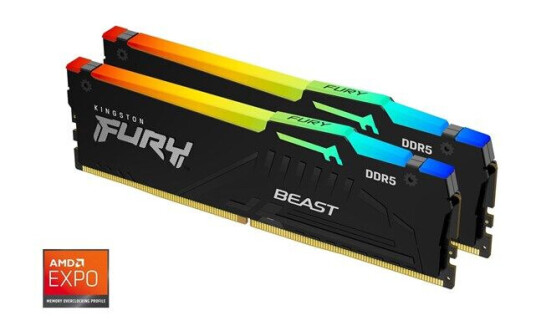 Kingston FURY Beast RGB DDR5-5600 C40 QC - 128GB