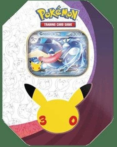 Pokémon 30th Celebration Greninja ex Tin