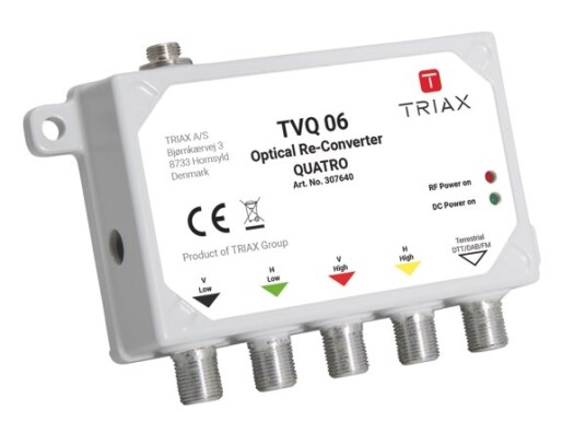 Triax Tvq 06, Grå, 20 V, 0,4 A, -10 - 60 °C, 26 Mm, 61 Mm