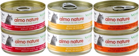 Almo Nature Våtfôr Mixpakke Med Kylling 70G 6 X 70 G