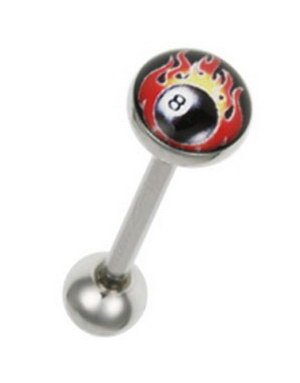 Eight Fireball Tungepiercing