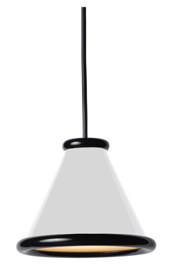 Belid Belle Pendel Ø15 Glossy White/Glossy Black
