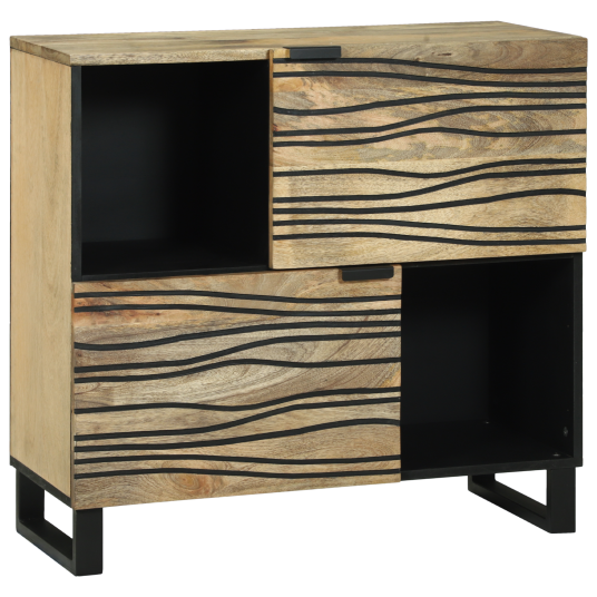 Sideboard Brun 80 x 33 x 75 cm heltre mango