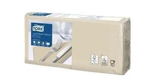 Serviett Tork 33X33 Cm 2-Lags Natur 10 Pk X 200 Stk