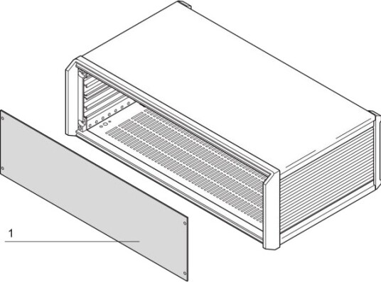 Schroff Frontpanel Uskjermet 20850144