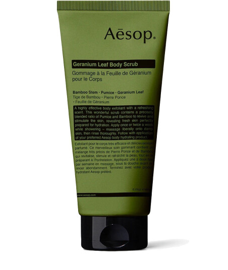 Aesop Geranium Leaf Body Scrub 180ml Bodycare Grønn  unisex