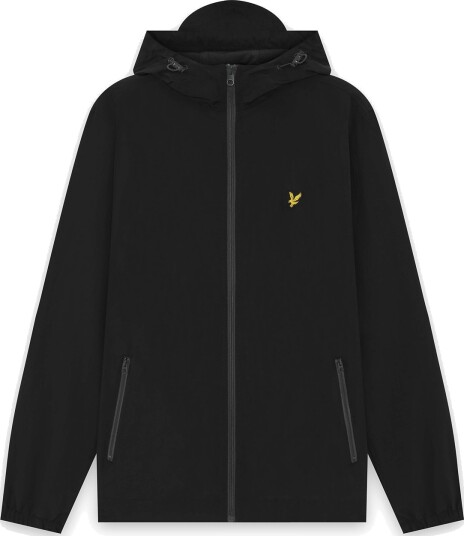 Lyle & Scott Contrast Zip Through Hooded Jacket Black XL