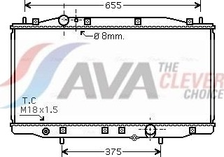 AVA COOLING SYSTEMS HD2218 Radiator, motorkjøling