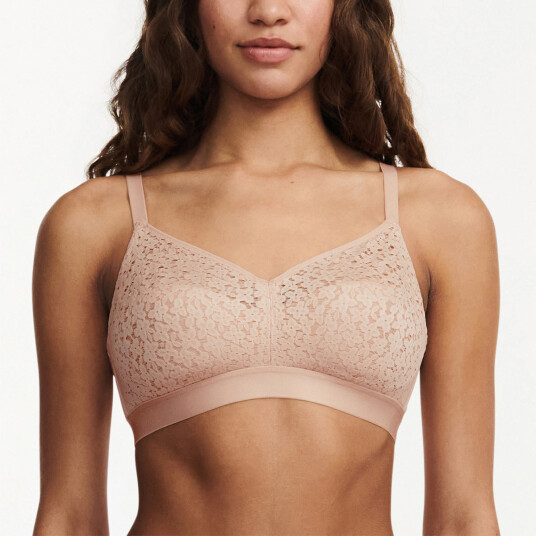 Chantelle BH EasyFeel Norah Wirefree Bra Beige nylon E 75 Dame