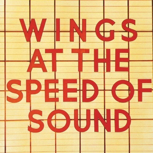 Paul McCartney, Paul McCartney & Wings, Wings Wings At The Speed Of Sound LP/Vinyl Paul McCartney, Paul McCartney & Wings, Wings Wings At The Speed Of Sound LP/Vinyl