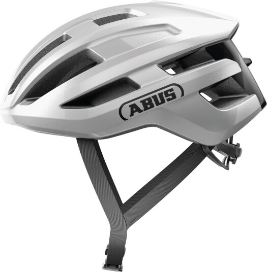 Abus Powerdome sykkelhjelm Gleam Silver