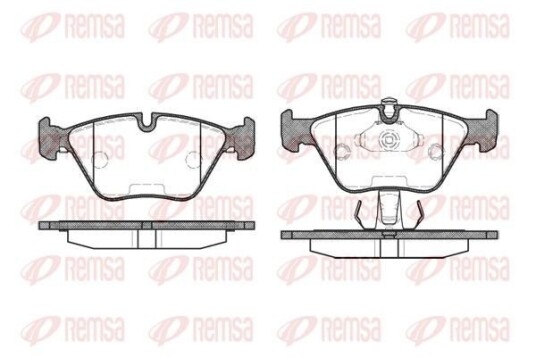 Bremseklosser REMSA 0270.25