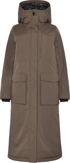 Didriksons Women's Leya Parka Long 4 Mocha Brown 46 Didriksons Women's Leya Parka Long 4 Mocha Brown 46