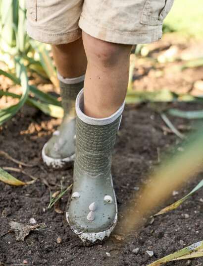 Mikk line Wellies 3D Dragon Green 21