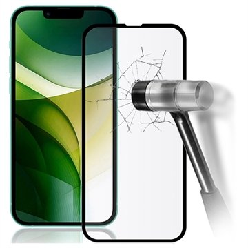 iPhone 13/13 Pro/14 Mocolo Full Dekning Skjermbeskytter - 9H - Svart Kant