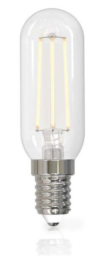 Nedis Klar LED lyspære Varmhvit E14, T25, 4W, 470lm, 2700K Nedis Klar LED lyspære Varmhvit E14, T25, 4W, 470lm, 2700K