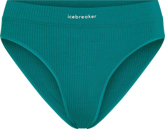 Icebreaker Women"s Merino Rib Lotus Hipster Tidal Teal XL Icebreaker Women"s Merino Rib Lotus Hipster Tidal Teal XL
